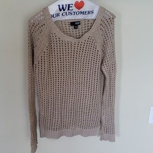 ANA size M tan sweater